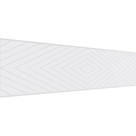 Ekena Millwork Set of Four Panels for 94 1/2"W x 24 1/4"H Nuevo Fretwork Wainscot Wall Paneling WPKP12X01X47NUV